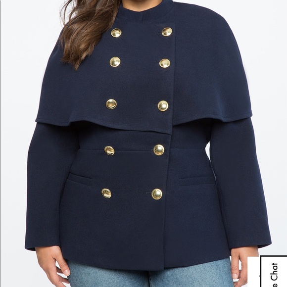 cape coat size 22